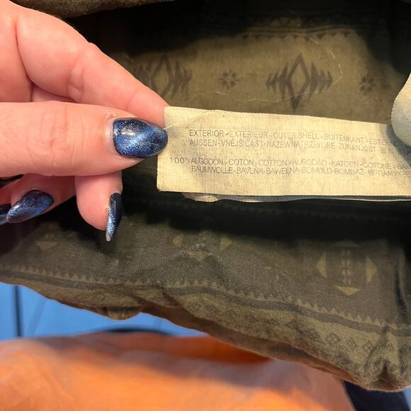 Zara Olive Green Parka Utility Jacket Small - Picture 4 of 6